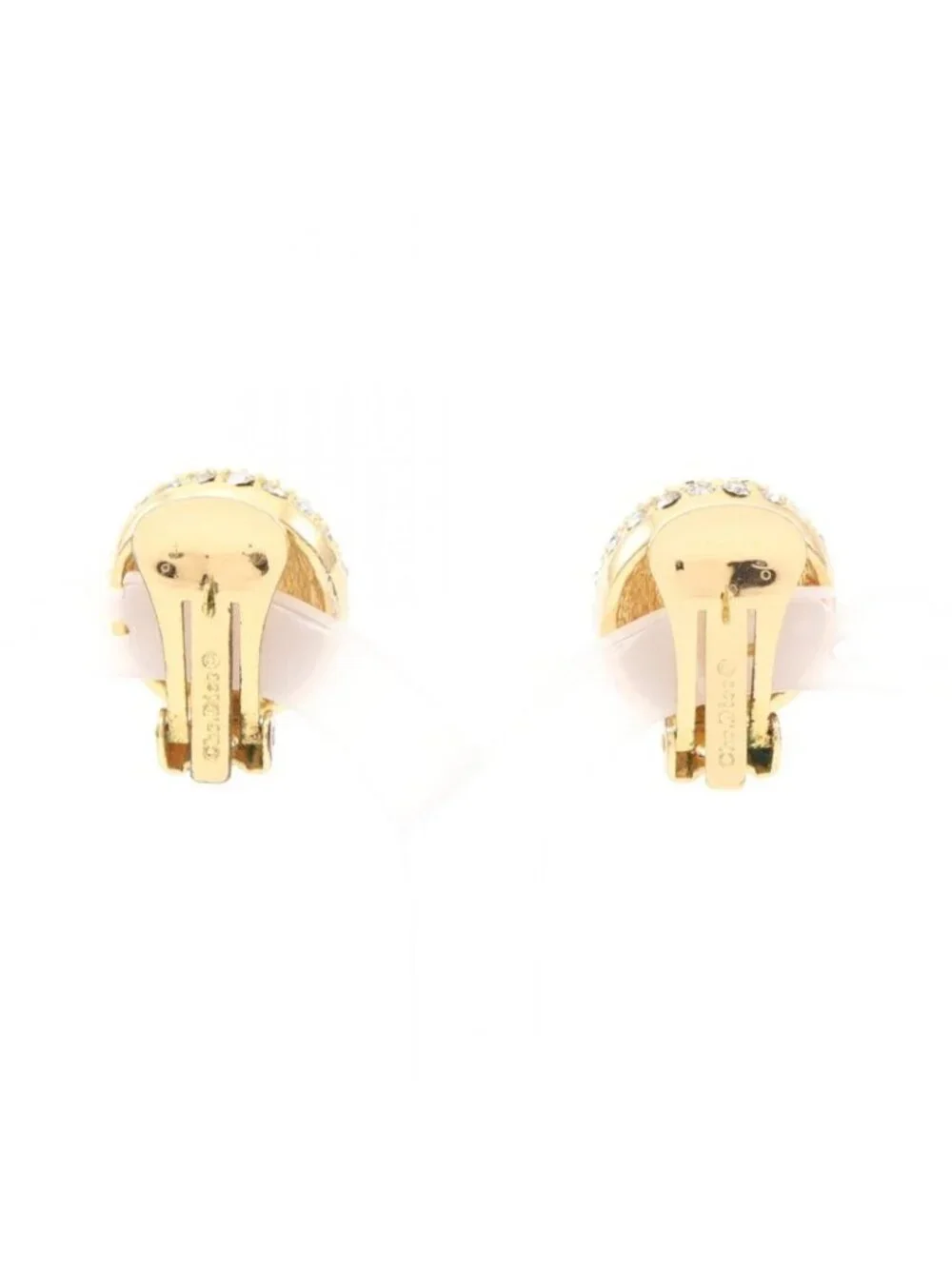 Dior Earrings Pearl Gold - Picture 2 of 8